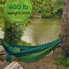 Camping double-layer hammock with integrated pillowcase